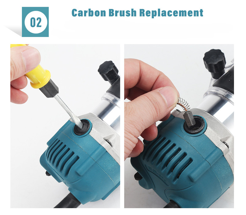 800W electric hand trimmer router wood carving machine 800W electric hand trimmer router wood carving machine