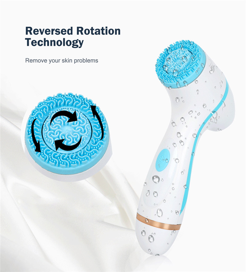 Sonic Facial Cleansing Brush Electric Silicone Face Deep Cleaner Sonic Facial Cleansing Brush Electric Silicone Face Deep Cleaner
