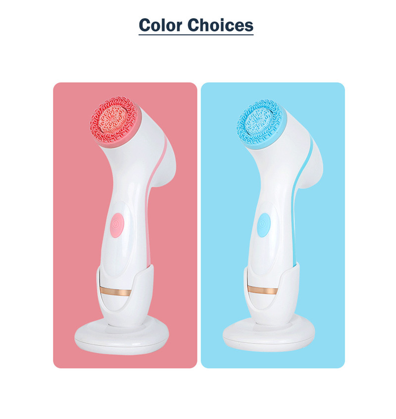 Sonic Facial Cleansing Brush Electric Silicone Face Deep Cleaner Sonic Facial Cleansing Brush Electric Silicone Face Deep Cleaner