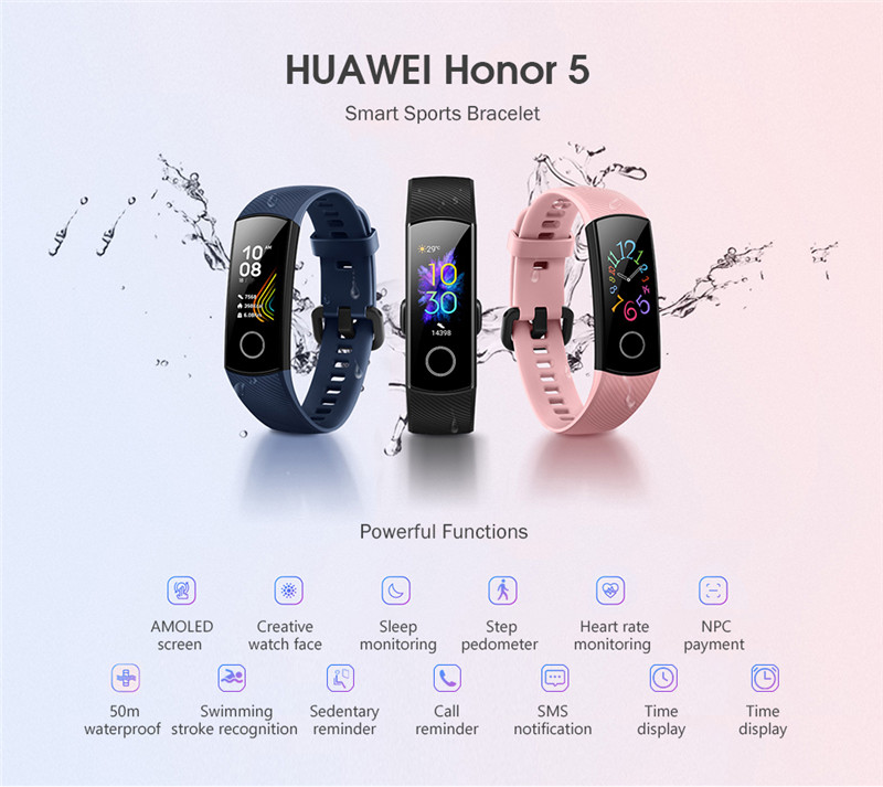 HUAWEI honor 5 CRS-B19S smart watch sports bracelet HUAWEI honor 5 CRS-B19S smart watch sports bracelet