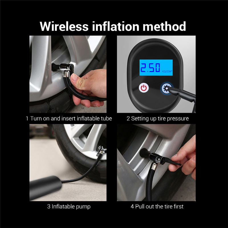 Wireless Car Air Pump Lighting Home Wireless Car Air Pump Lighting Home