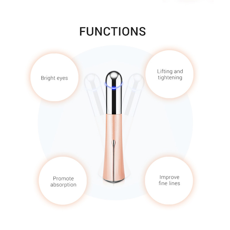 ZY - 003 Charging Ion Heating Vibration Electric Eye Massage Instrument