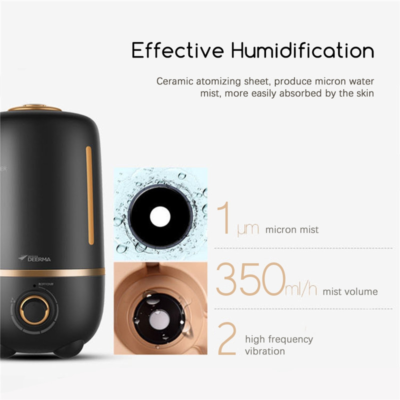 Deerma DEM - F450 Cool Mist Air Humidifier 4L Mute Fog Creator