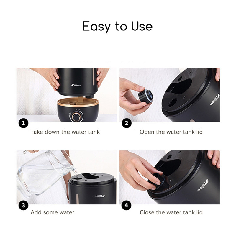 Deerma DEM - F450 Cool Mist Air Humidifier 4L Mute Fog Creator Deerma DEM - F450 Cool Mist Air Humidifier 4L Mute Fog Creator