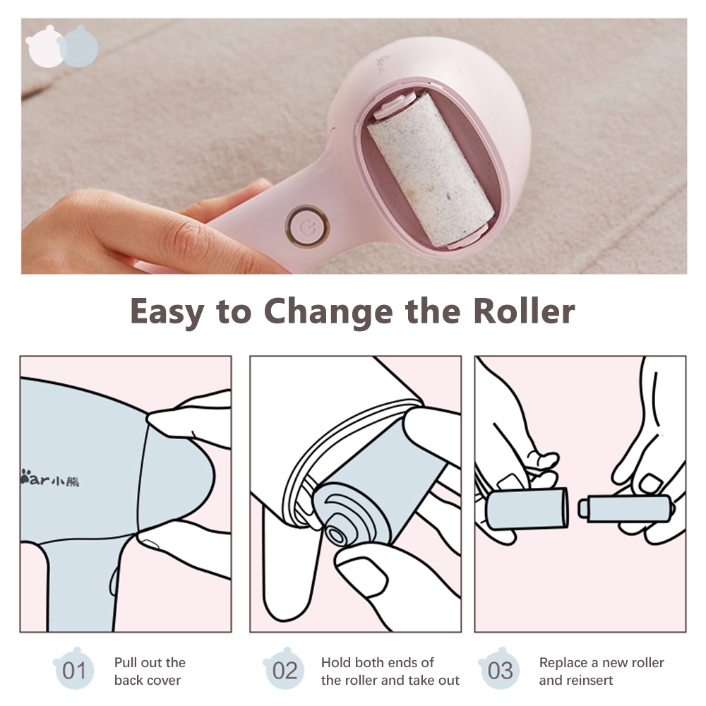 Bear Rechargeable Fabric Shaver Defuzzer Electric Lint Remover Bear Rechargeable Fabric Shaver Defuzzer Electric Lint Remover