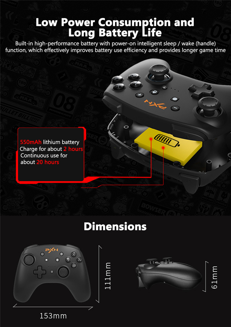 PXN - 9607 PRO Host Gamepad for Switch PXN - 9607 PRO Host Gamepad for Switch