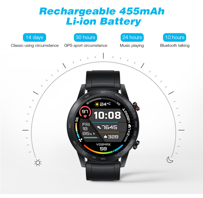 Honor magic watch 2 rechargeable AMOLED screen sport smart watch Honor magic watch 2 rechargeable AMOLED screen sport smart watch