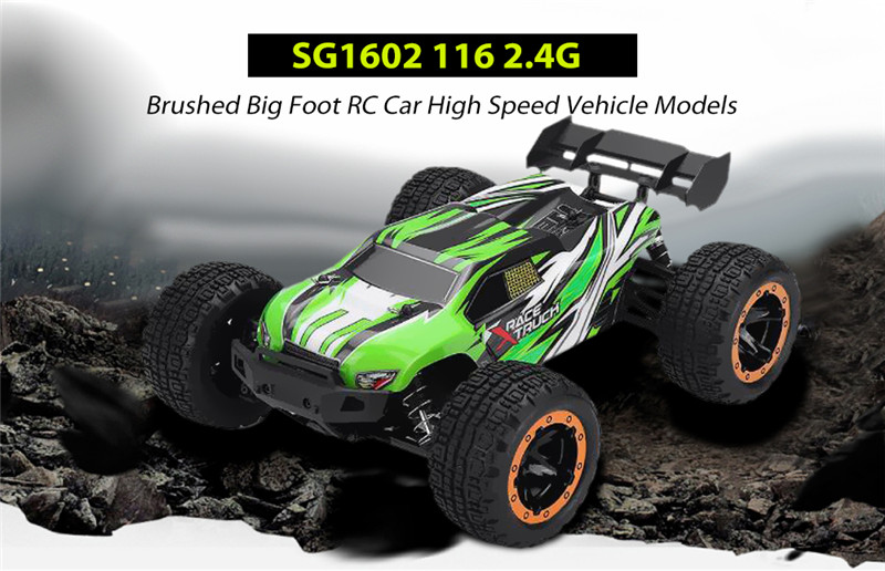 SG1602 2.4G Brushed RC Car High Speed ​​Vehicle Models