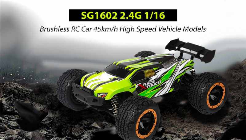 SG1602 2.4G Brushless RC Car High Speed Vehicle Models