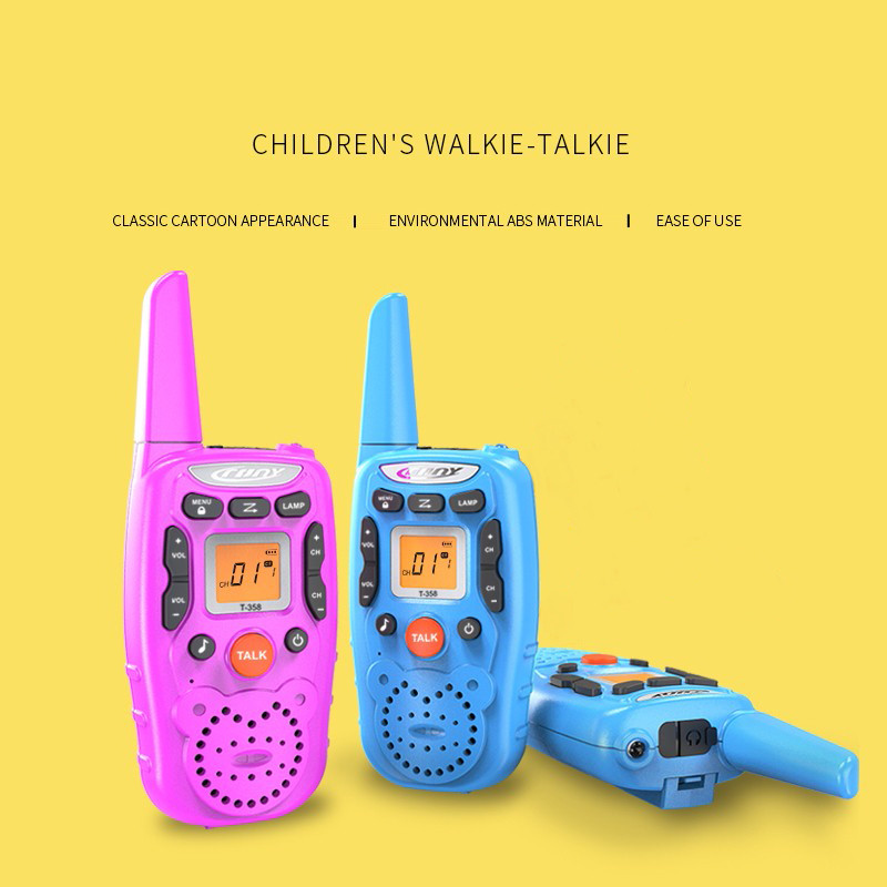 T-358 Kids Walkie Talkie Kids Portable 2 Way Transceiver