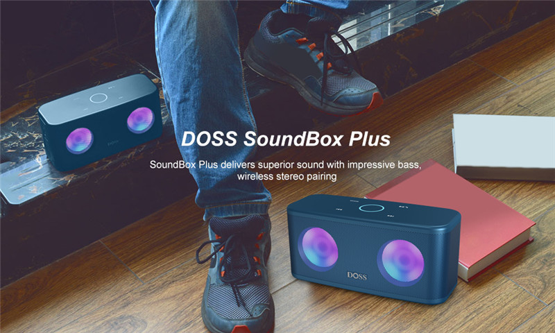 DOSS SoundBox Plus TWS Bluetooth Speaker