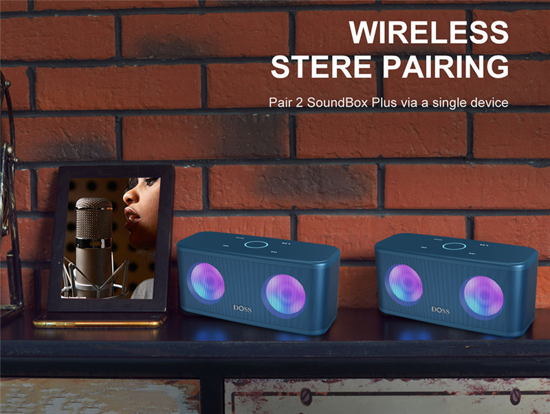 DOSS SoundBox Plus TWS Bluetooth Speaker DOSS SoundBox Plus TWS Bluetooth Speaker