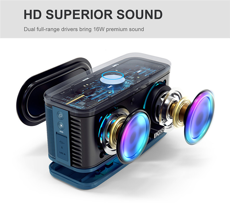 DOSS SoundBox Plus TWS Bluetooth Speaker DOSS SoundBox Plus TWS Bluetooth Speaker