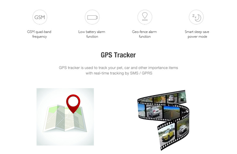 TK203 Mini 3G GPS Pet Tracker