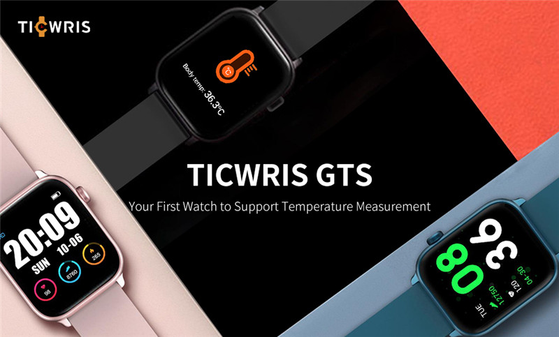 TICWRIS GTS real-time sports smart watch