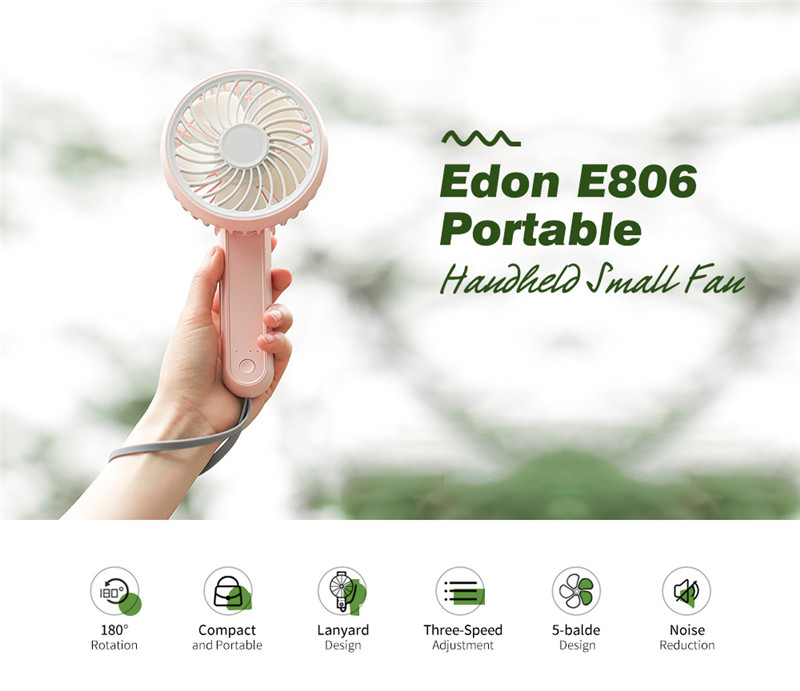 Edon E806 portable handheld small folded fan