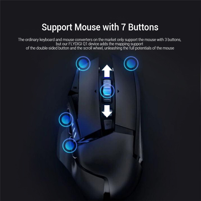 FLYDIGI Q1 mouse and keyboard bluetooth mobile game converter