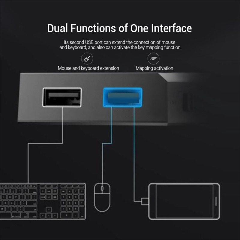 FLYDIGI Q1 mouse and keyboard bluetooth mobile game converter FLYDIGI Q1 mouse and keyboard bluetooth mobile game converter
