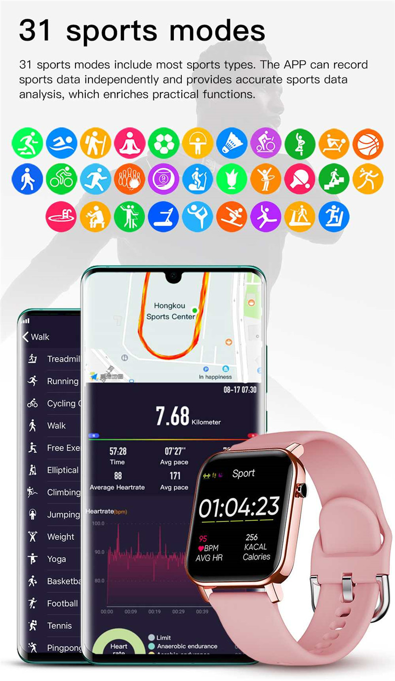 Kospet GTO IML Metal Case Sport Waterproof Smart Watch Kospet GTO IML Metal Case Sport Waterproof Smart Watch