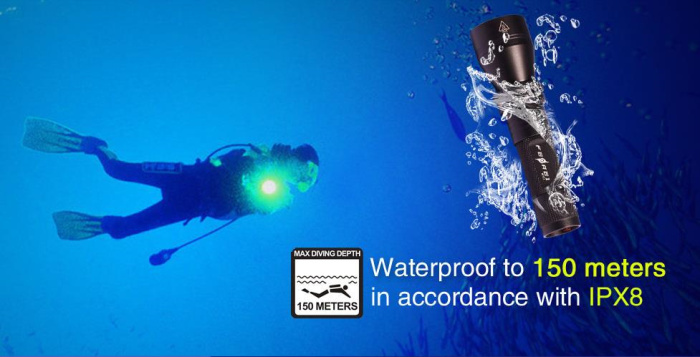 w151 Waterproof torch