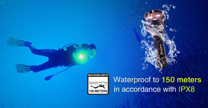 w153 Waterproof flashlight