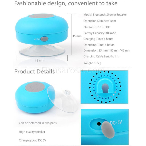 waterproof mini speaker with mic