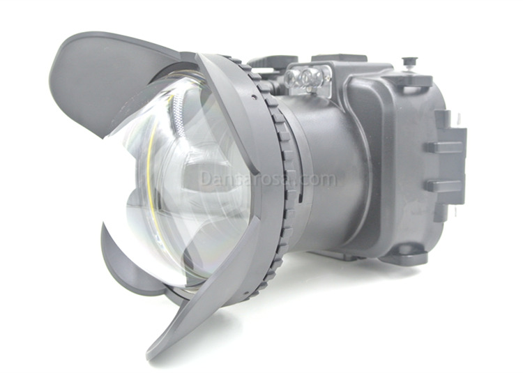 Fisheye dome port for Sony A5000 underwater housing