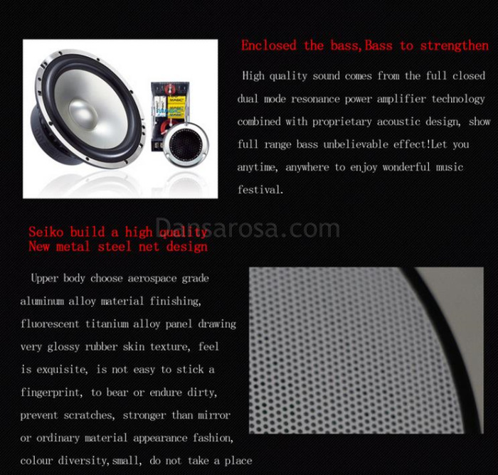JHW-V315 UFO LED Light Bluetooth Speaker Sound Box