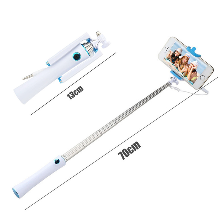 Wholesale Rock Slim Waist Selfie Stick Handheld Monopod Slim Waist Selfie Stick