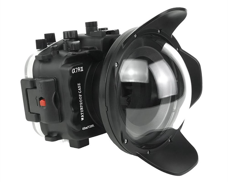 6 inch wide angle dry lens dome for Sony A7III/A7R-III underwater housing waterproof case