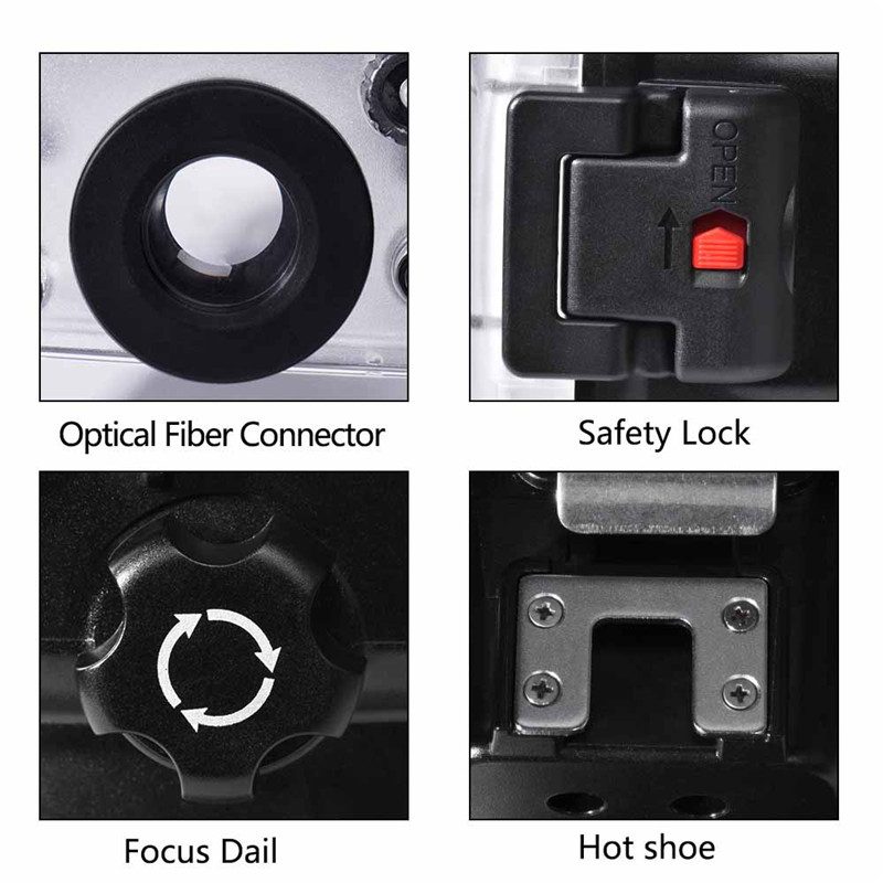 Fujifilm X-T3 underwater housing buttons