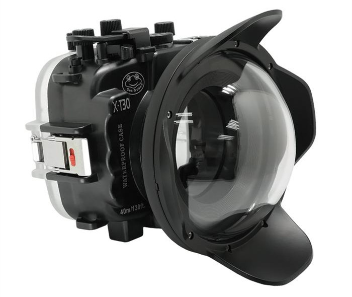 Fujifilm XT30 waterproof case wide angle dry lens dome
