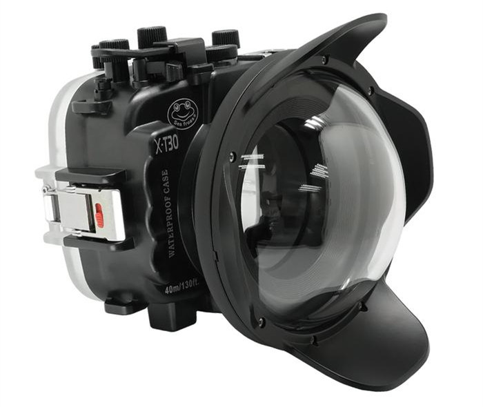 6 inch wide angle dry lens dome for Fujifilm XT30 underwater housing waterproof case