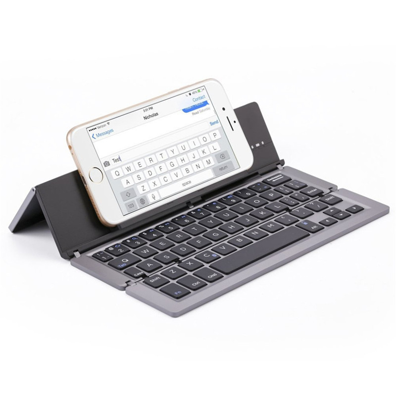 Rechargeable Aluminum Portable Bluetooth Keyboard