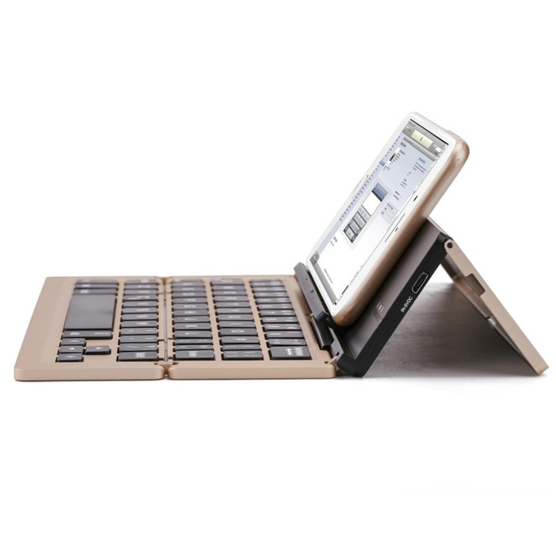 Rechargeable Aluminum Portable Bluetooth Keyboard