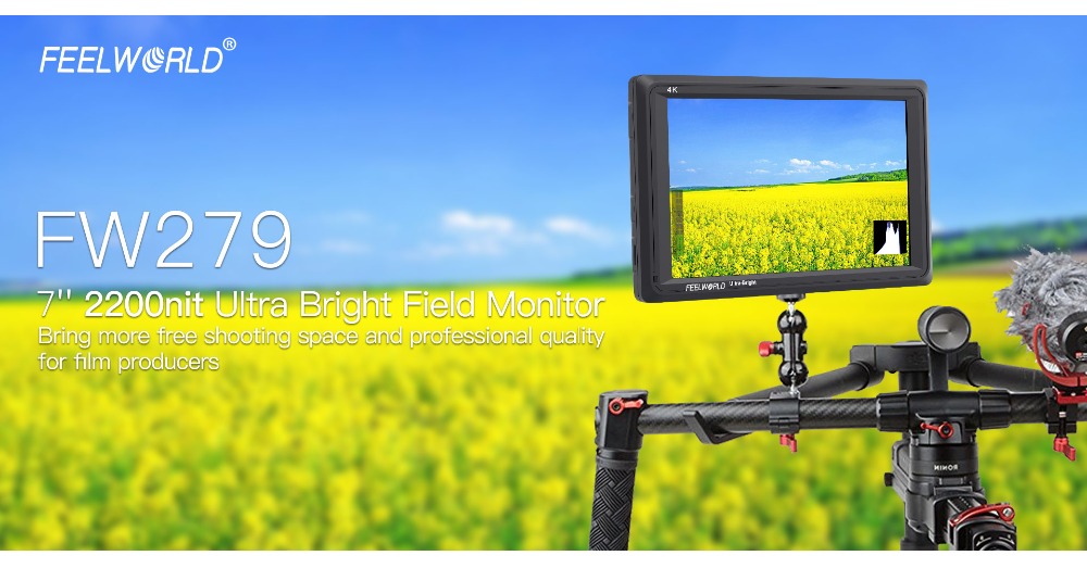 Feelworld FW279 ultra bright FHD camera monitor