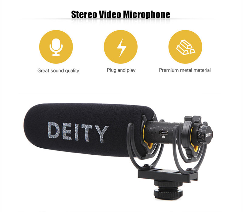 Deity V-Mic D3 Pro Broadcast Super-Cardioid Shotgun Microphone for DSLR Phone