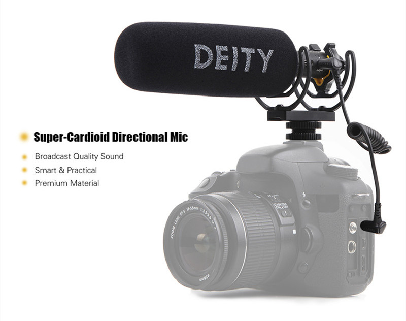 Deity V-Mic D3 Pro Broadcast Super-Cardioid Shotgun Microphone for DSLR Phone