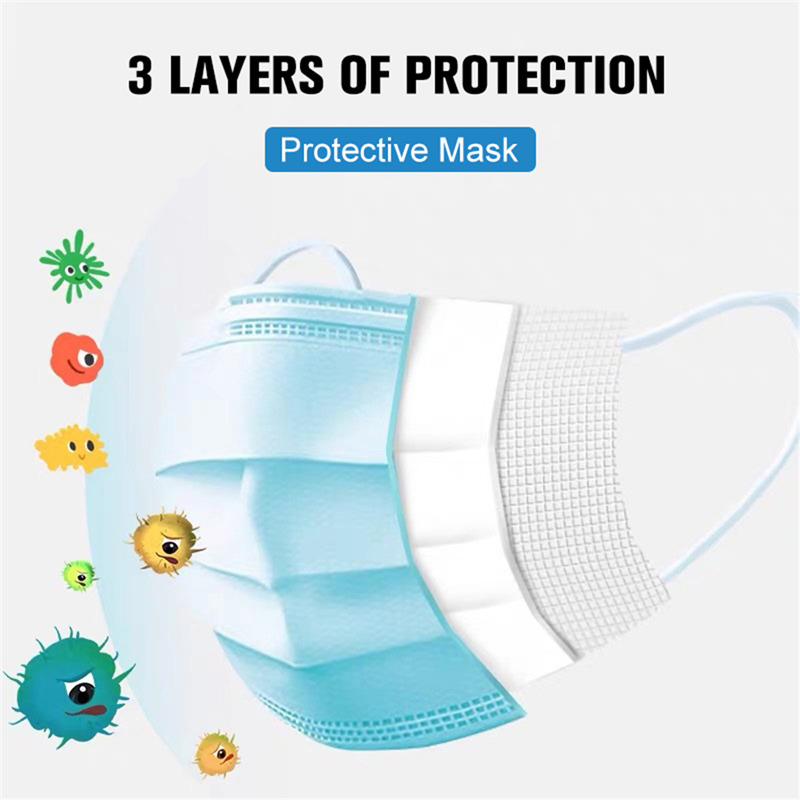 K3 Layer Non-woven Thickened Disposable Mask