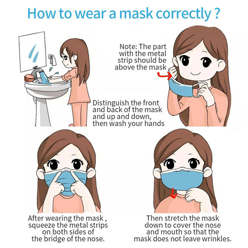 K3 Layer Non-woven Thickened Disposable Mask