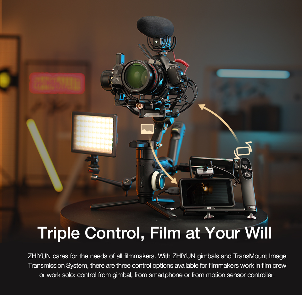 ZHIYUN crane 3S-E 3-Axis handheld stabilizer camera gimbal