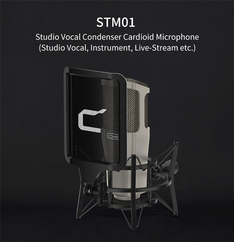 Comica STM01 studio vocal microphone condenser cardioid