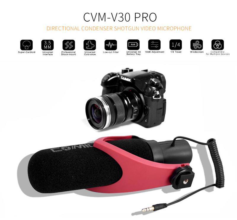 Comica Cvm-V30 Pro Super Cardioid Microphone