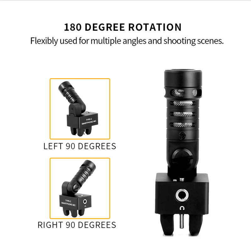 Comica VS09 TC cardioid type-c jack portable wireless microphone