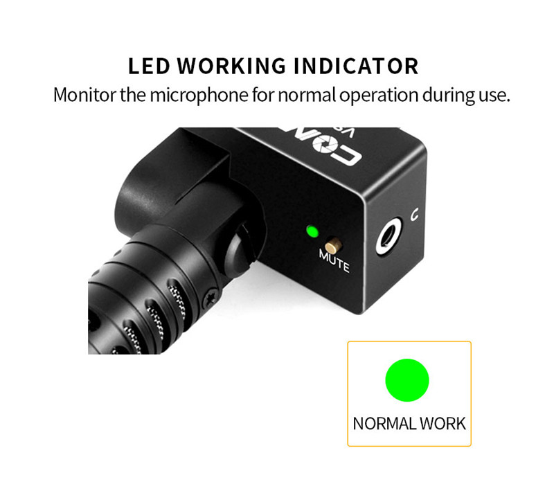 Comica VS09 TC cardioid type-c jack portable wireless microphone