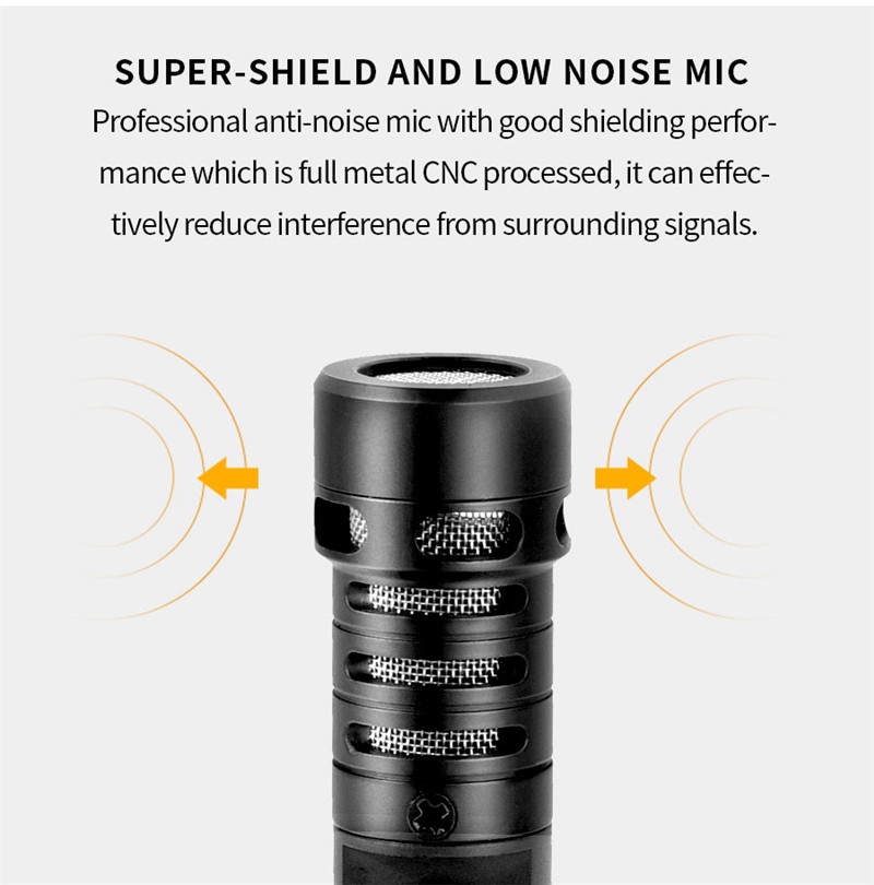 Comica VS09 TC cardioid type-c jack portable wireless microphone