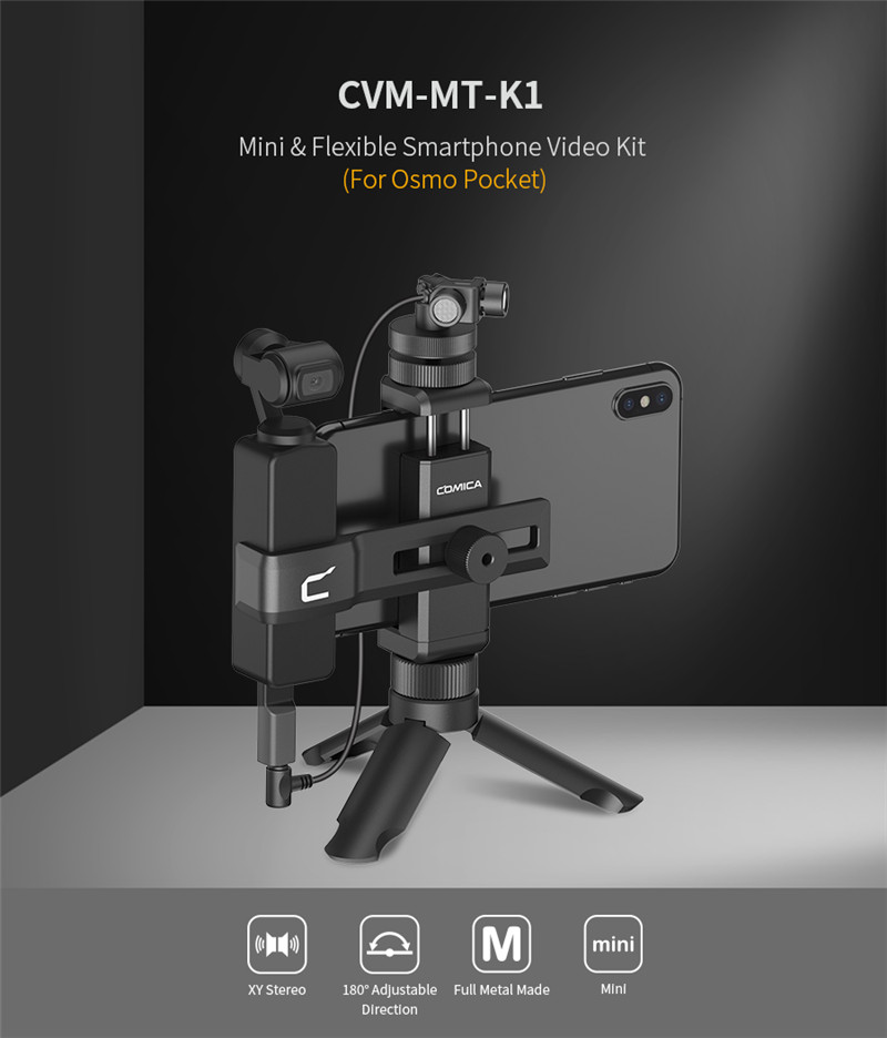 Comica CVM-MT-K1Osmo pocket microphone tripod mount