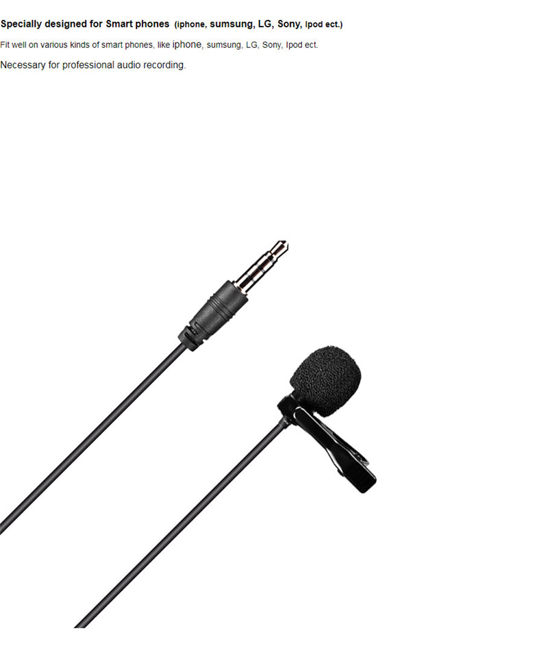 CoMica CVM-V01SP clip-on omni-directional Mic lavalier microphone