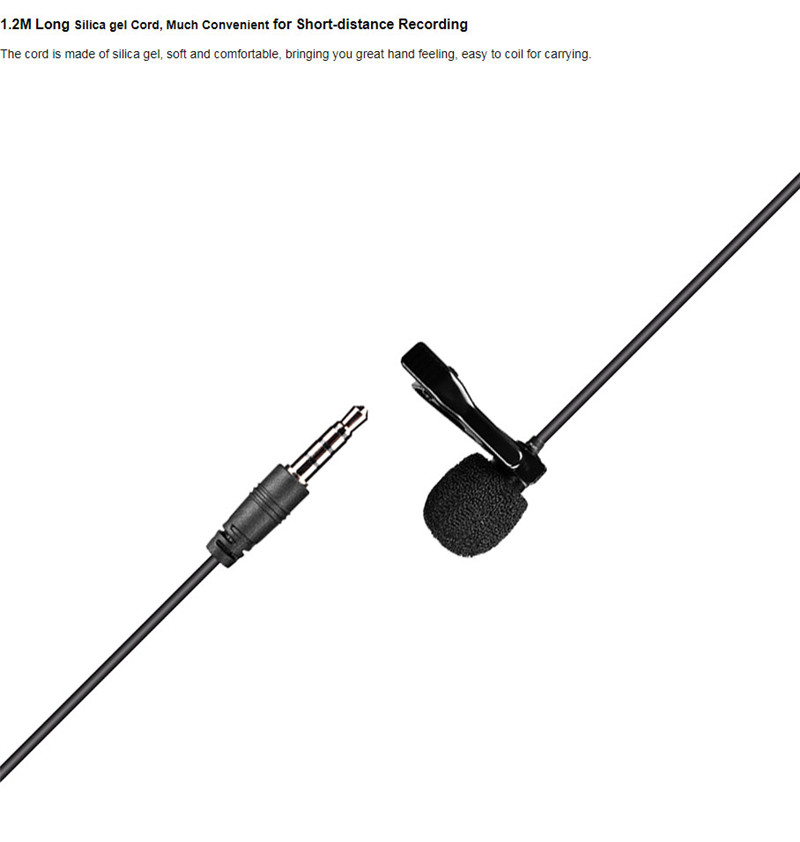 CoMica CVM-V01SP clip-on omni-directional Mic lavalier microphone