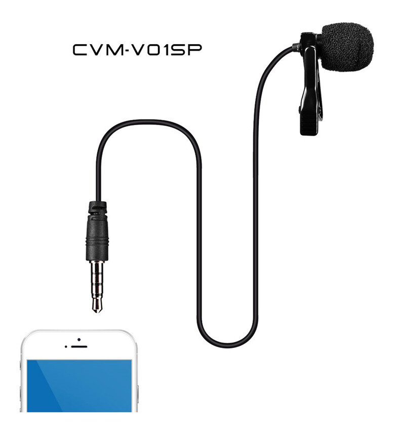 CoMica CVM-V01SP clip-on omni-directional Mic lavalier microphone